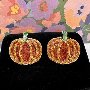 BaubleBar Pumpkin Earrings
